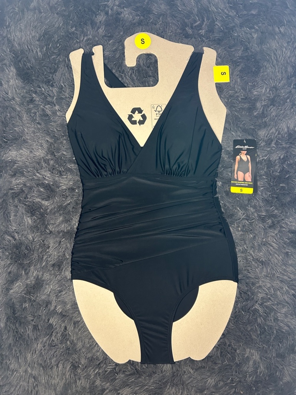 Eddie Bauer Black One-Piece Swimsuit